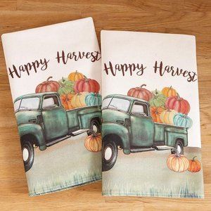 Happy Harvest Kitchen Towels Set of 2